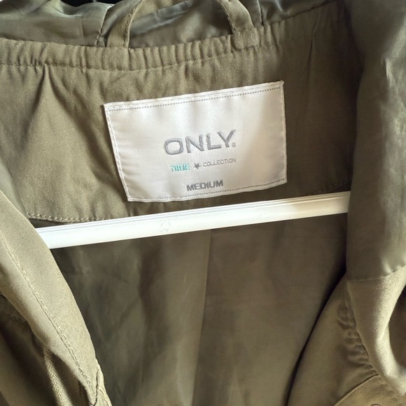 Only Olive Green Hooded Jacket - Picture 4 of 4